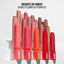 Image of all MoistureGlow™ Plumping Lip Serum shades. 
