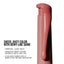 Sensorial image of MoistureGlow™ Plumping Lip Serum dripping with key point of differences of this product. 